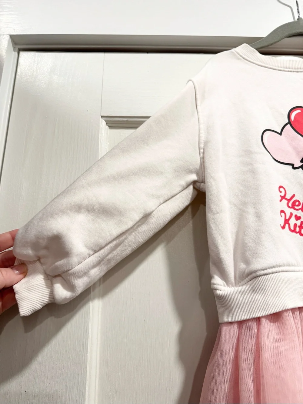 H&M Hello Kitty Tutu Twirl Party Dress red pink 5T girly‎ heart toddler cat